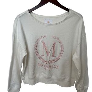 Lazy Sunday by Anthropologie White Sweatshirt